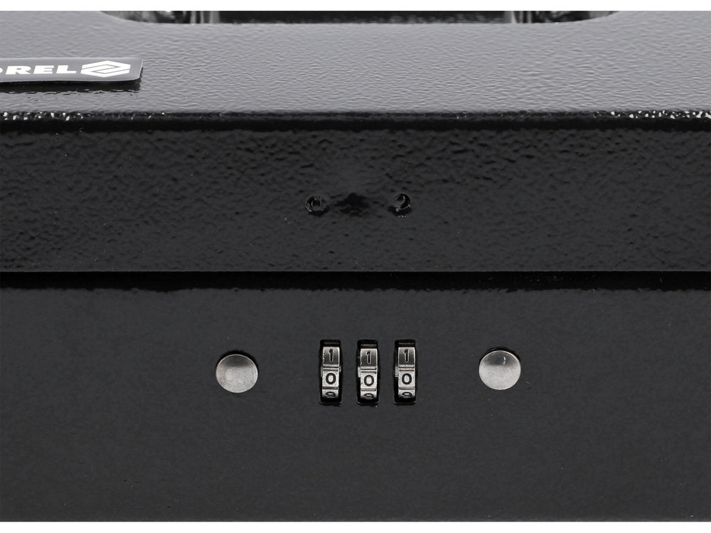 CASETA BANI METALICA VOREL 78624 200X160X90MM NEGRU
