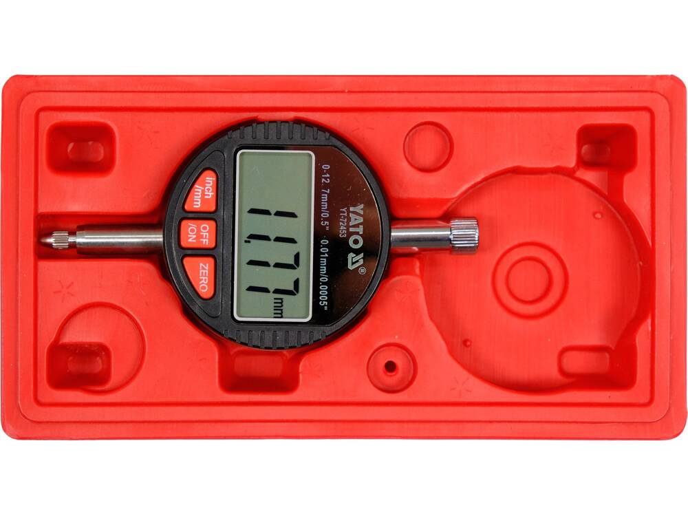 DIGITÁLIS ÖSSZEHASONLÍTÓ ÓRA YATO YT-72453 0-12.7MM 