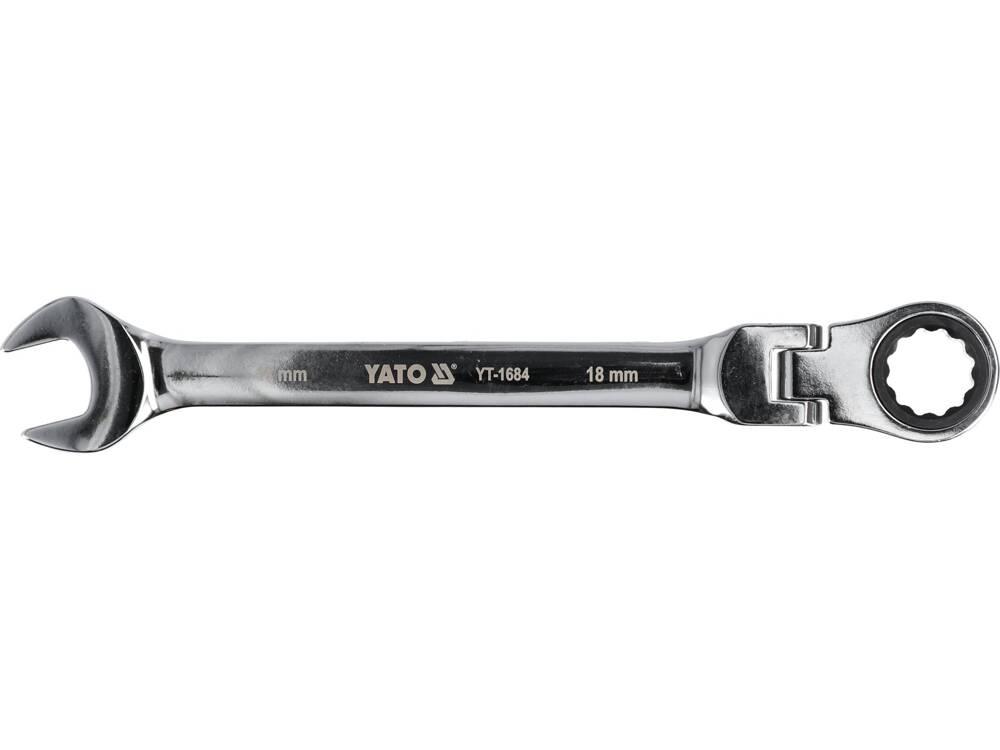 YATO YT-1684 RACSNIS ÉS RUGALMAS FEJŰ CSAPÓKULCS 18MM 