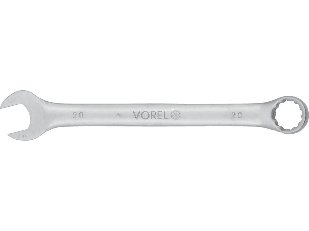 SZATÉN GYŰRŰVILÁGZATÚ VILLÁSKULCS, VOREL 51685 CR-V, 20 MM 