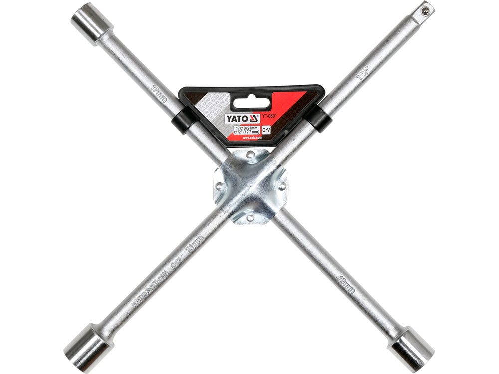 KERESZTKULCS YATO YT-0801 KEREKEKHEZ 17X19X21X1/2
