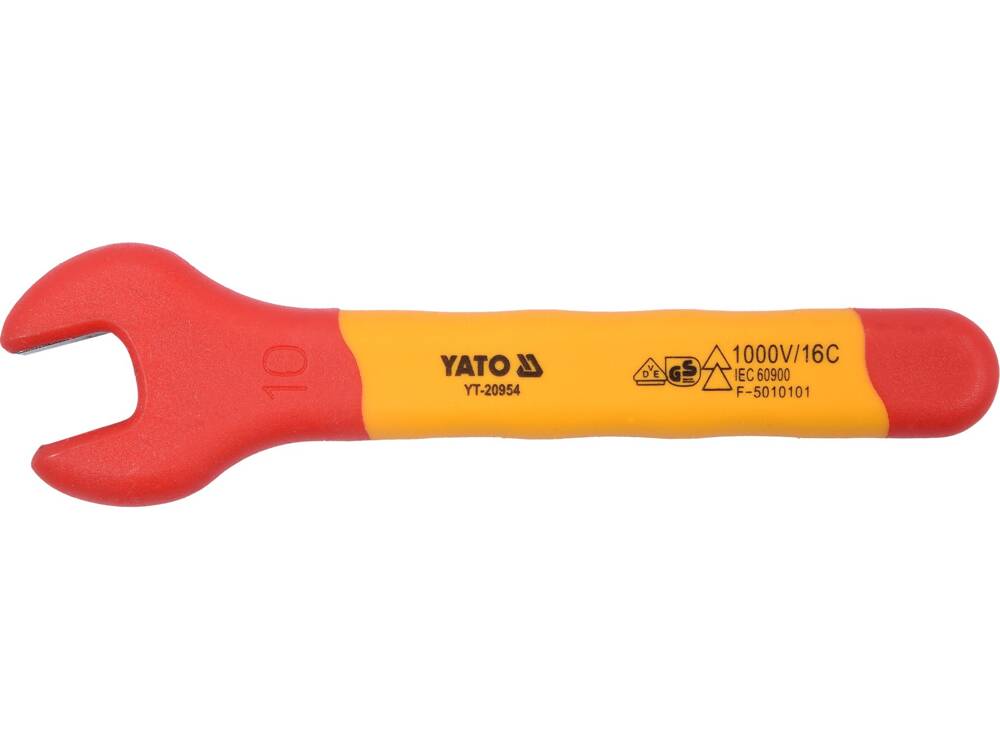YATO SZIGETELT FIGYELMEZTETETT VILLÁSKULCS YT-20954 VDE 10MM 