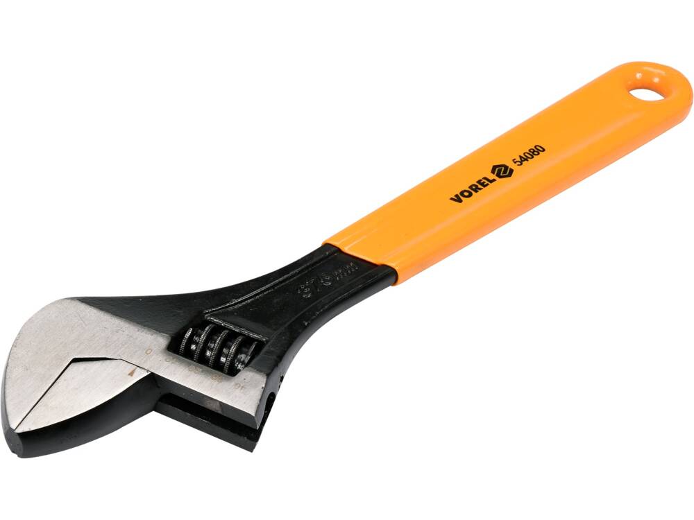 ÁLLÍTHATÓ VILLÁSKULCS 375 MM, VOREL 54080 GUMÍROZOTT NYELŰ 