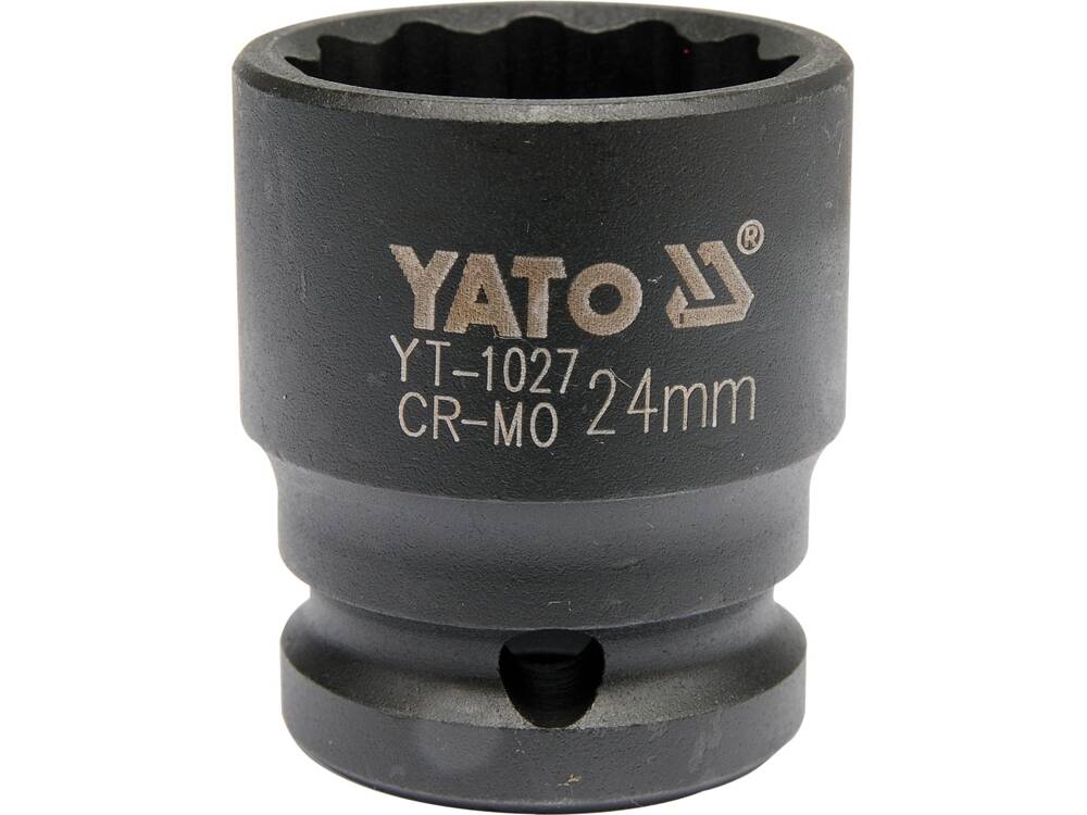 CHEIE TUBULARA BI-HEXAGONALA YATO YT-1027 DE IMPACT, 24MM, 1/2