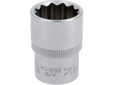 CHEIE TUBULARA BIHEXAGONALA YATO YT-1282 20MM, 1/2
