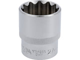 CHEIE TUBULARA BIHEXAGONALA YATO YT-1289 27MM, 1/2