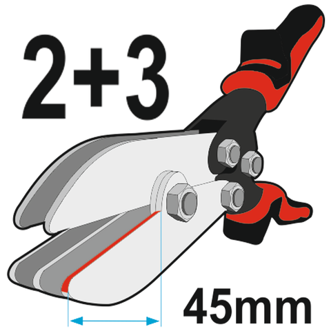 YATO YT-22380 260MM, 5 KÉS, 45MM 