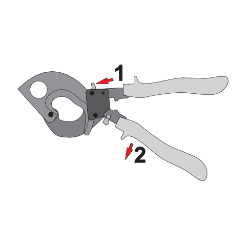 YATO YT-18600 KÁBELFOGÓ CU-AL 300MM/240MM 