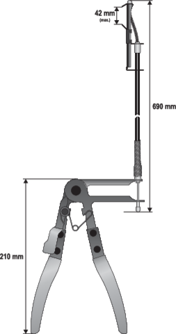 YATO YT-0677 TÖMLŐKÁBELBILINCS FOGÓ 