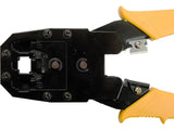 VOREL 45504 Krimpelő fogó RJ45, RJ10, RJ11 csatlakozókhoz 
