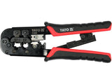 YATO YT-22442 Krimpelő fogó RJ45, RJ11 csatlakozókhoz 