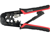 YATO YT-22442 Krimpelő fogó RJ45, RJ11 csatlakozókhoz 