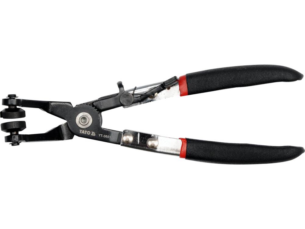 YATO YT-0651 TÖMLŐBIZTOSÍTÉK FOGÓ, HAJLÍTOTT HEGYŰ 215MM 