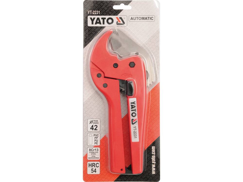 YATO YT-2231 CSŐVÁGÓ FOGÓ PVC 42MM 