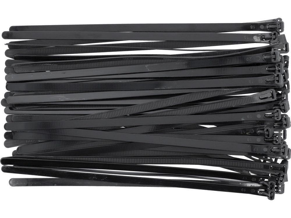COLIER PLASTIC REUTILIZABIL YATO YT-70674 7,6X250MM 50 BUC, NEGRU