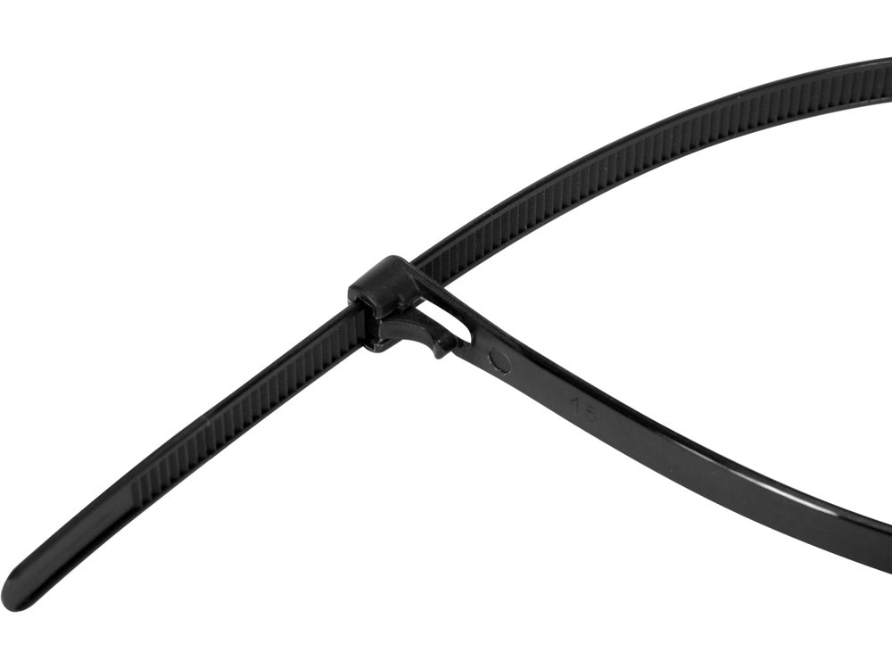 COLIER PLASTIC REUTILIZABIL YATO YT-70676 7,6X350MM 50 BUC, NEGRU