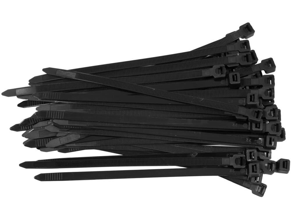 COLIERE DIN PLASTIC YATO YT-70650 200X7,6, 50 BUC, NEGRU