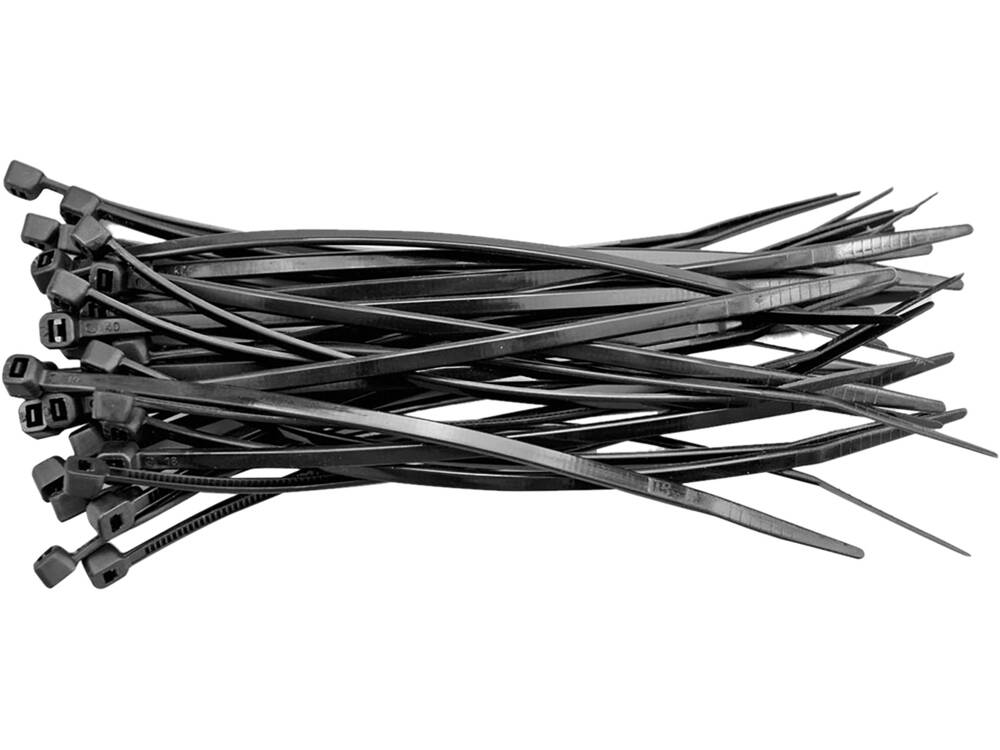 MŰANYAG NYAKLÉK 280X4,8MM, VOREL 73929 100 DB, FEKETE 