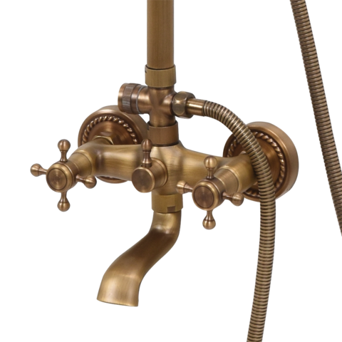 FALA RETRO Zuhanyoszlop 75829 BRONZ 1 