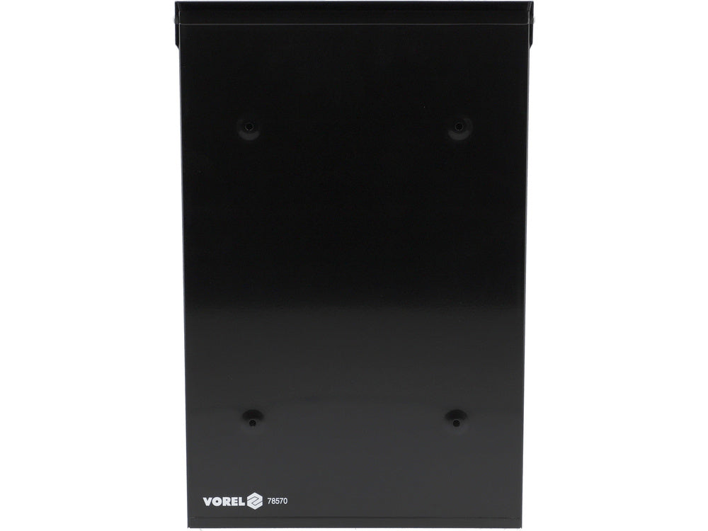 POSTAFIÓK 400X250X100MM, VOREL 78570 FEKETE 