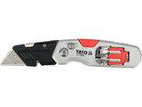 Cutit cu lama trapezoidala retractabila YATO YT-75210 - imagine 3