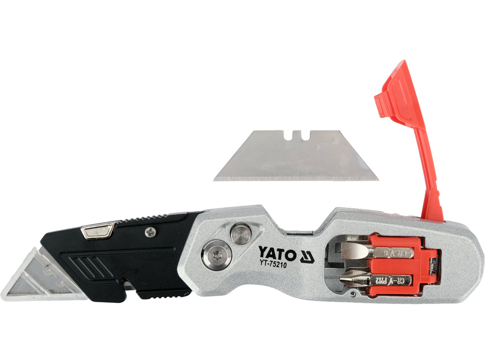 Cutit cu lama trapezoidala retractabila YATO YT-75210 - imagine 4