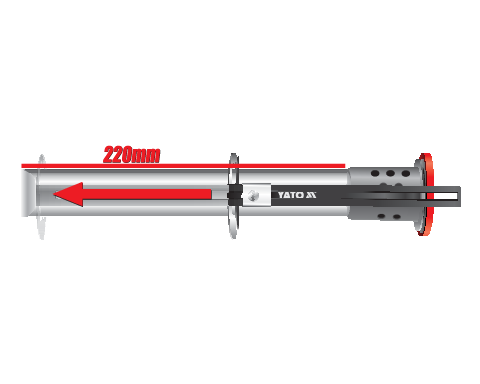 HŐKÉS YATO YT-82190 POLISZTIROL 220W-HOZ 