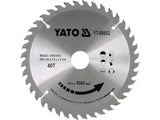 DISC CIRCULAR LEMN, YATO YT-60652 210X30X3.2MM, 40 DINTI