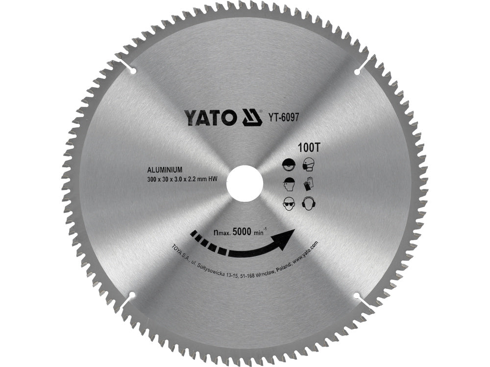 DISC FIERASTRAU CIRCULAR YATO YT-6097 PENTRU ALUMINIU 300X30X100MM