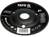 FA SZÉLSŐ KORONG, YATO YT-59166 BENYOMOTT, 115X22.2MM, NR1 