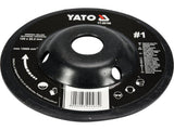 DISC RASPEL LEMN, YATO YT-59168 DEPRESAT, 125X22.2MM, NR1
