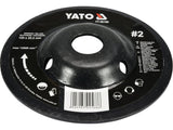 DISC RASPEL LEMN, YATO YT-59169 DEPRESAT, 125X22.2MM, NR2