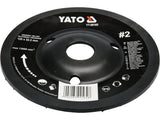 DISC RASPEL LEMN, YATO YT-59165 DEPRESAT, 125X22.2MM, NR2