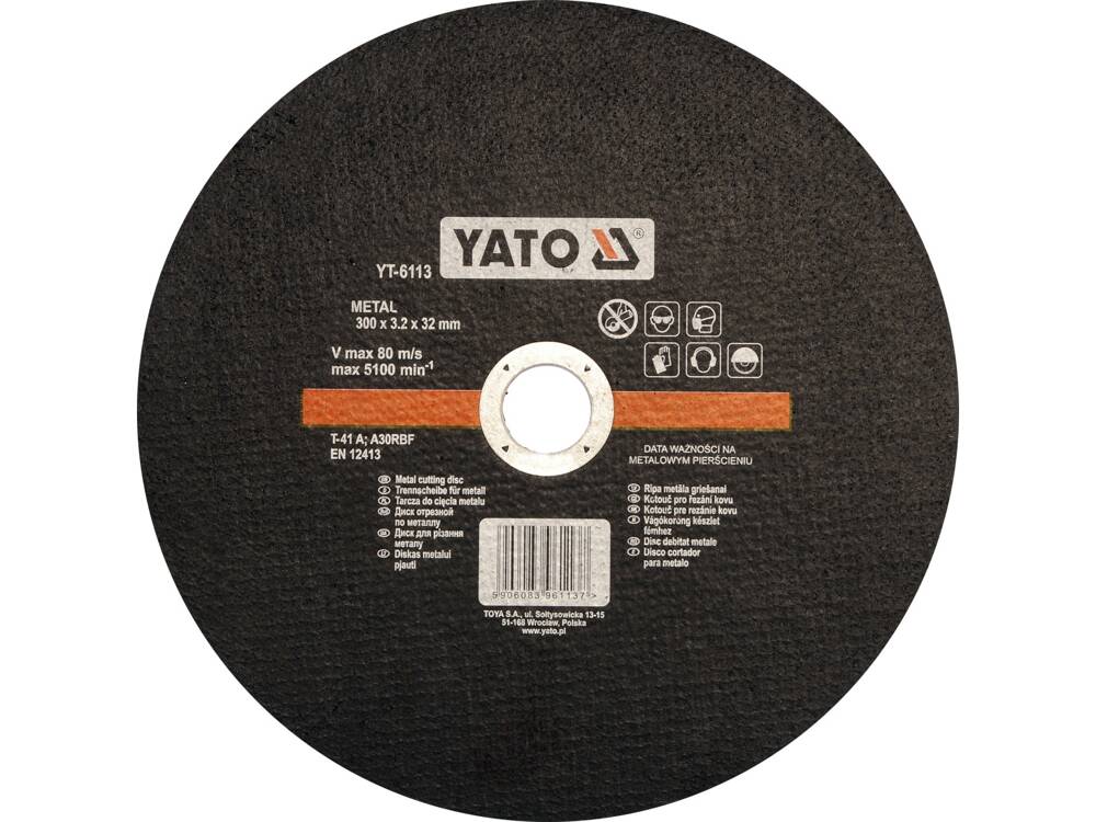 DISC TAIAT METAL YATO YT-6113 300X3.2X32MM