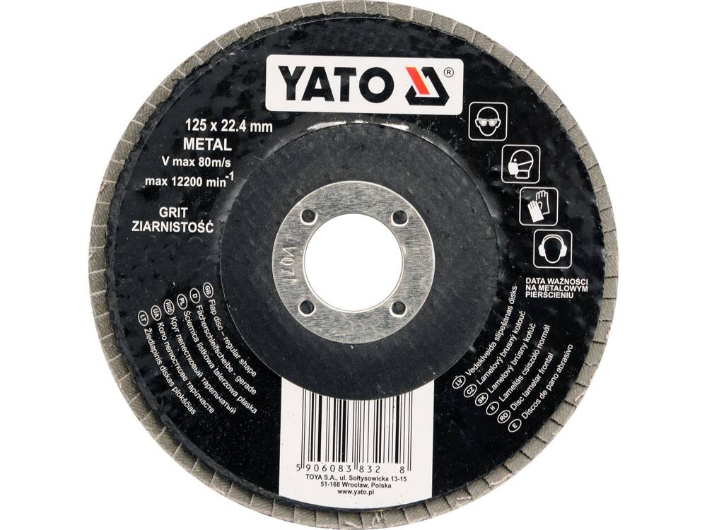 DISCURI LAMELARE 125MM YATO YT-83273 P60