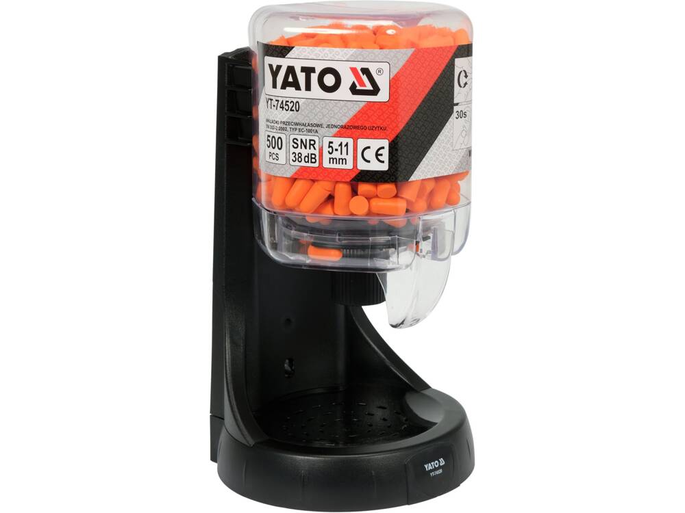 YATO YT-74520 FÜLTARTÓ ADAGOLÓ, DUGÓS TIPA, SNR 38, 250 PÁR 