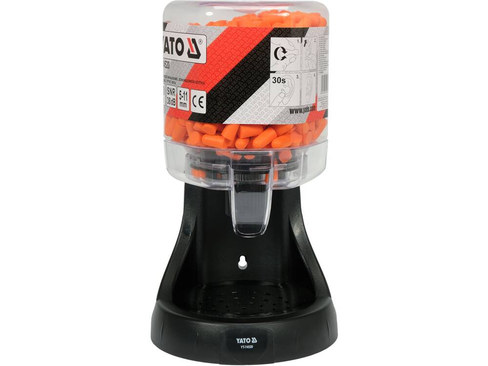 YATO YT-74520 FÜLTARTÓ ADAGOLÓ, DUGÓS TIPA, SNR 38, 250 PÁR 