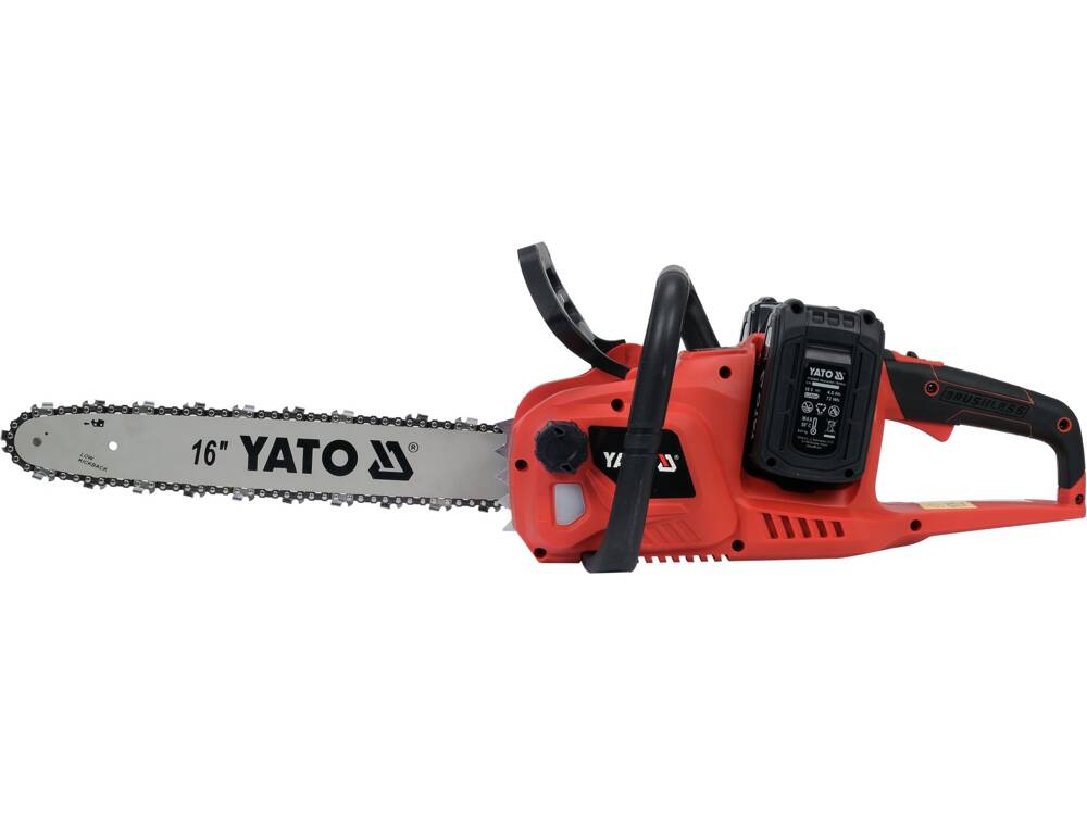 LÁNCFŰRÉSZ 16 2X18V, YATO YT-828131 2X4AH + DUPLA TÖLTŐ 