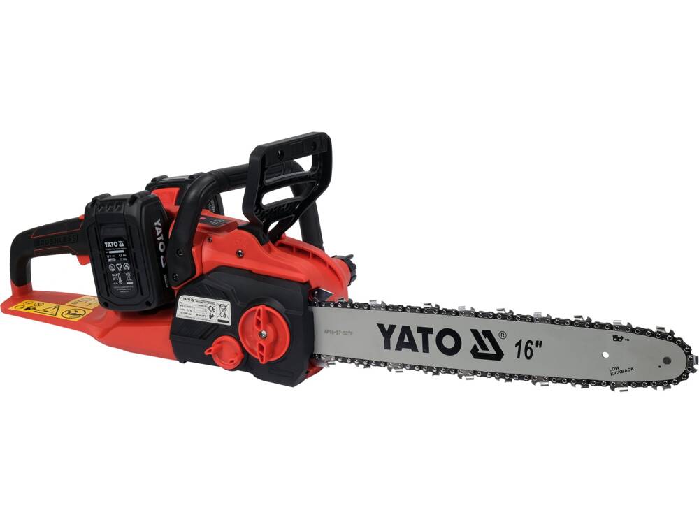 LÁNCFŰRÉSZ 16 2X18V, YATO YT-828131 2X4AH + DUPLA TÖLTŐ 