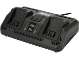 LÁNCFŰRÉSZ 16 2X18V, YATO YT-828131 2X4AH + DUPLA TÖLTŐ 
