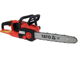 LÁNCFŰRÉSZ 16 2X18V, YATO YT-828132 AKKUMULÁTOR NÉLKÜL 