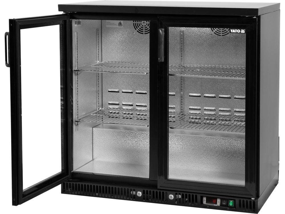 HŰTŐSZEKRÉNY YATO YG-05355 ÜVEGEKHEZ, 2 AJTÓS, 920X515X905MM, 227L 