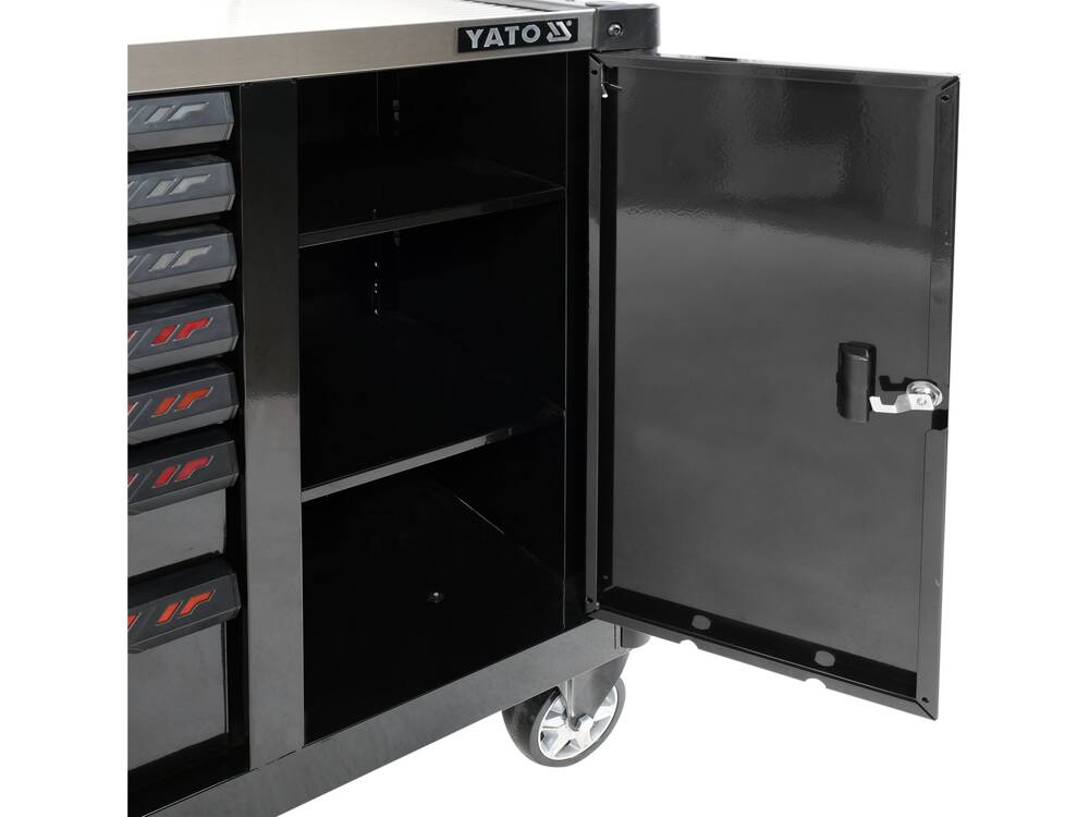 SZERSZÁMSZEKRÉNY, 7 YATO YT-09033 FIÓKOS + OLDALSÓ REKESZ 