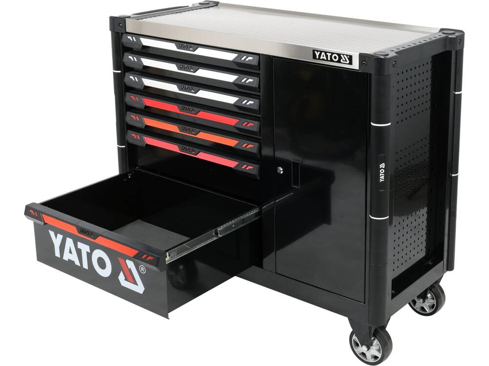 SZERSZÁMSZEKRÉNY, 7 YATO YT-09033 FIÓKOS + OLDALSÓ REKESZ 