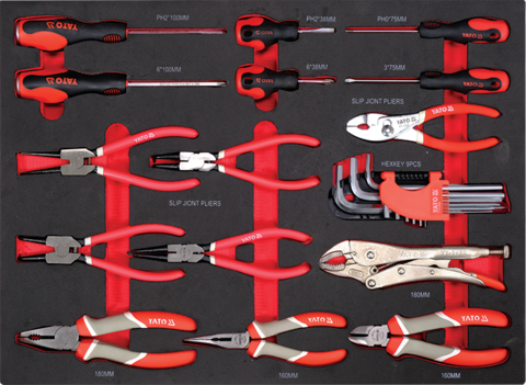 DULAP SCULE 7 YATO YT-55308 SERTARE, ECHIPAT CU 157 PIESE