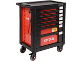 SZERSZÁMSZEKRÉNY FELSZERELVE, YATO YT-55290 211 RÉSZES 