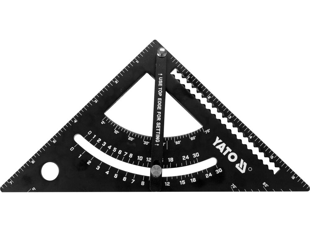 ÁLLÍTHATÓ DERÉKSZÖG YATO YT-70782 ALUMÍNIUMBÓL, 170 MM 