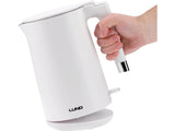 ELEKTROMOS VÍZFORRALÓ 1,5L LUND 68207 FEHÉR, HŰVÖS TAPINTÁSÚ 