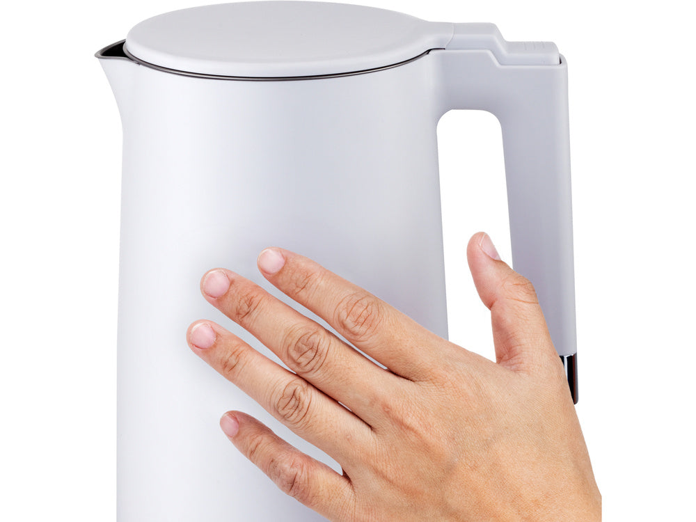 ELEKTROMOS VÍZFORRALÓ 1,5L LUND 68207 FEHÉR, HŰVÖS TAPINTÁSÚ 