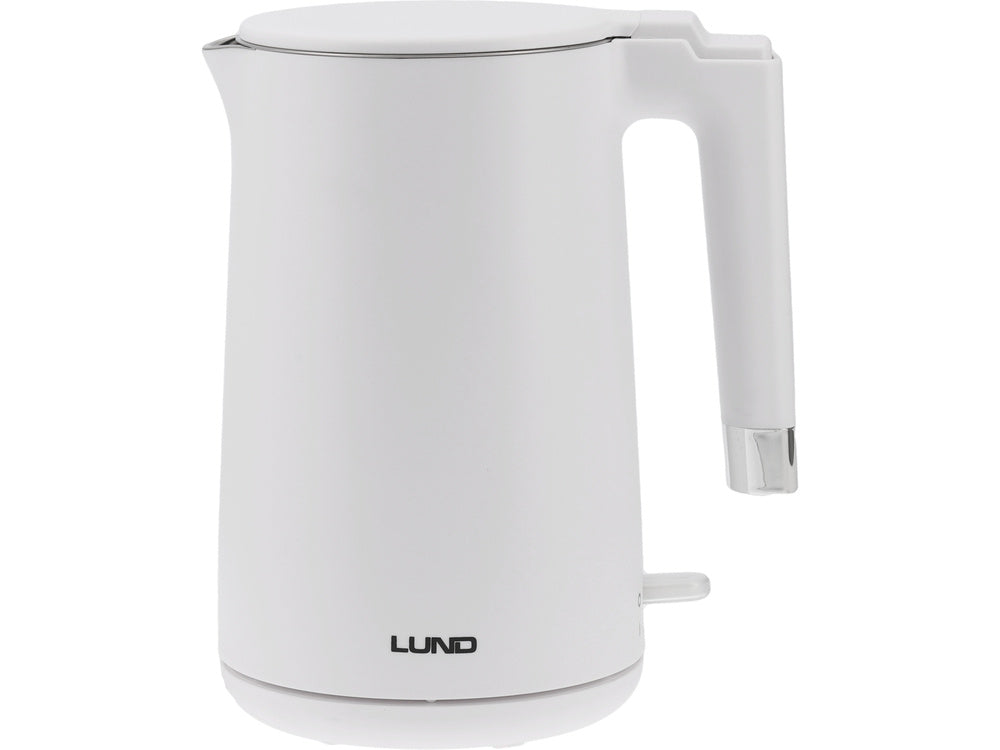 ELEKTROMOS VÍZFORRALÓ 1,5L LUND 68207 FEHÉR, HŰVÖS TAPINTÁSÚ 